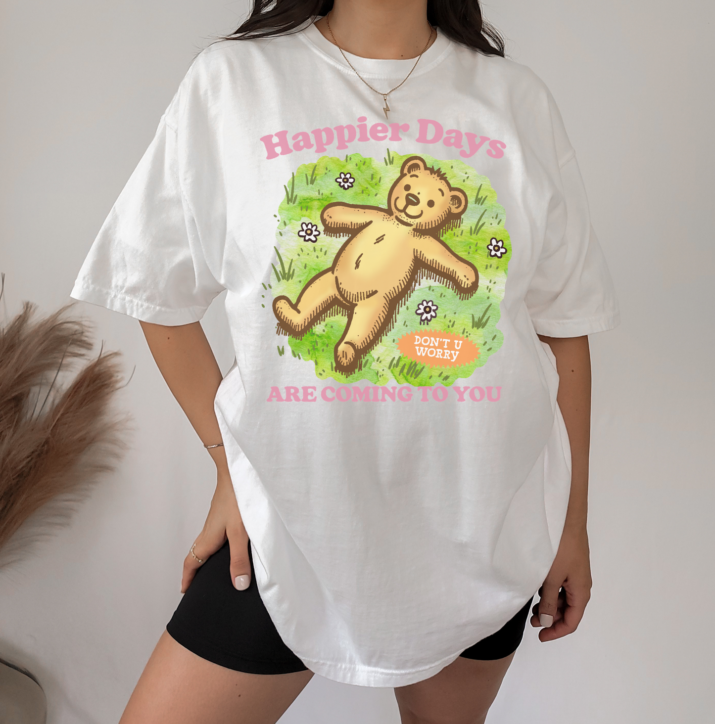Happier Days Oversize Tee