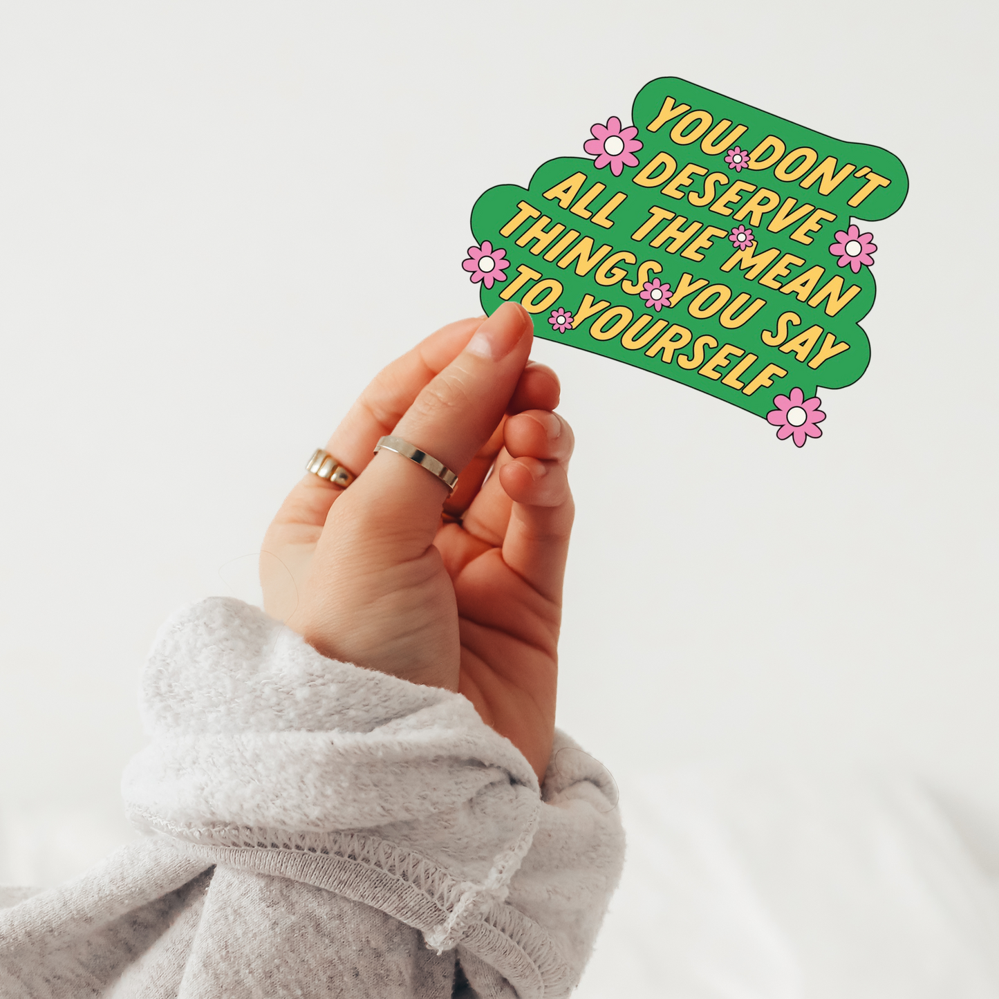 Friendly car sticker
