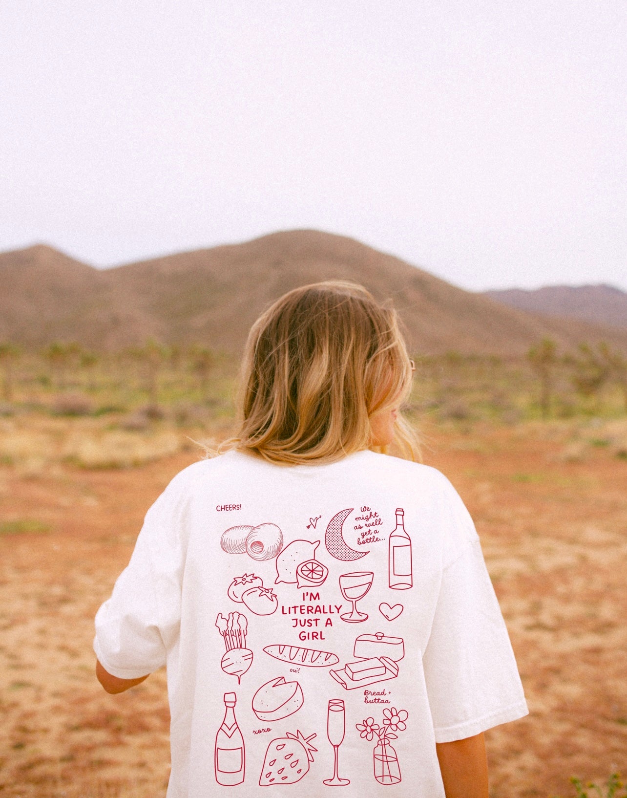 Just A Girl Oversize Tee