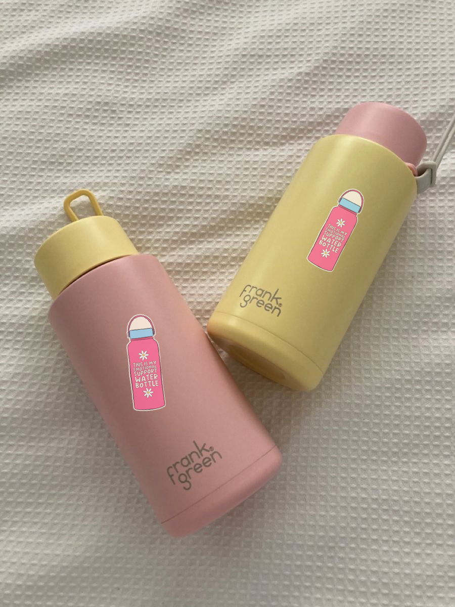Drink bottle sticker