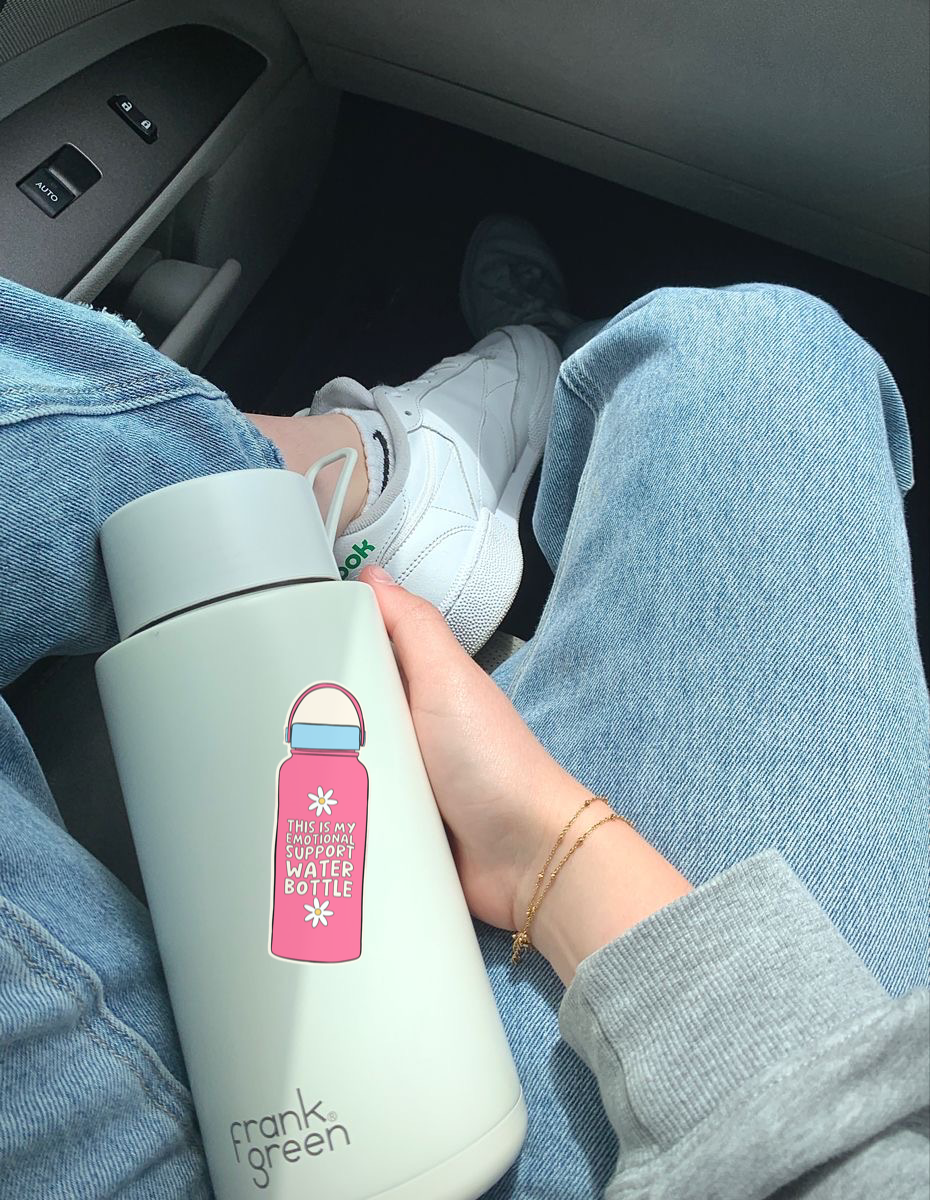 Drink bottle sticker