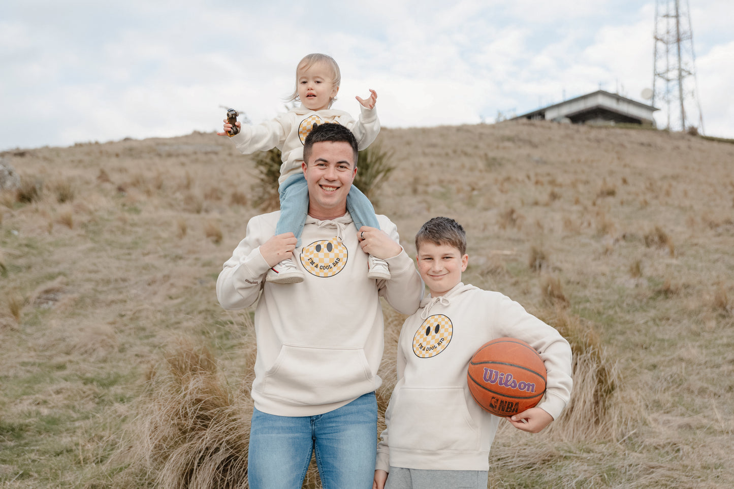 Dad family matching hoodie