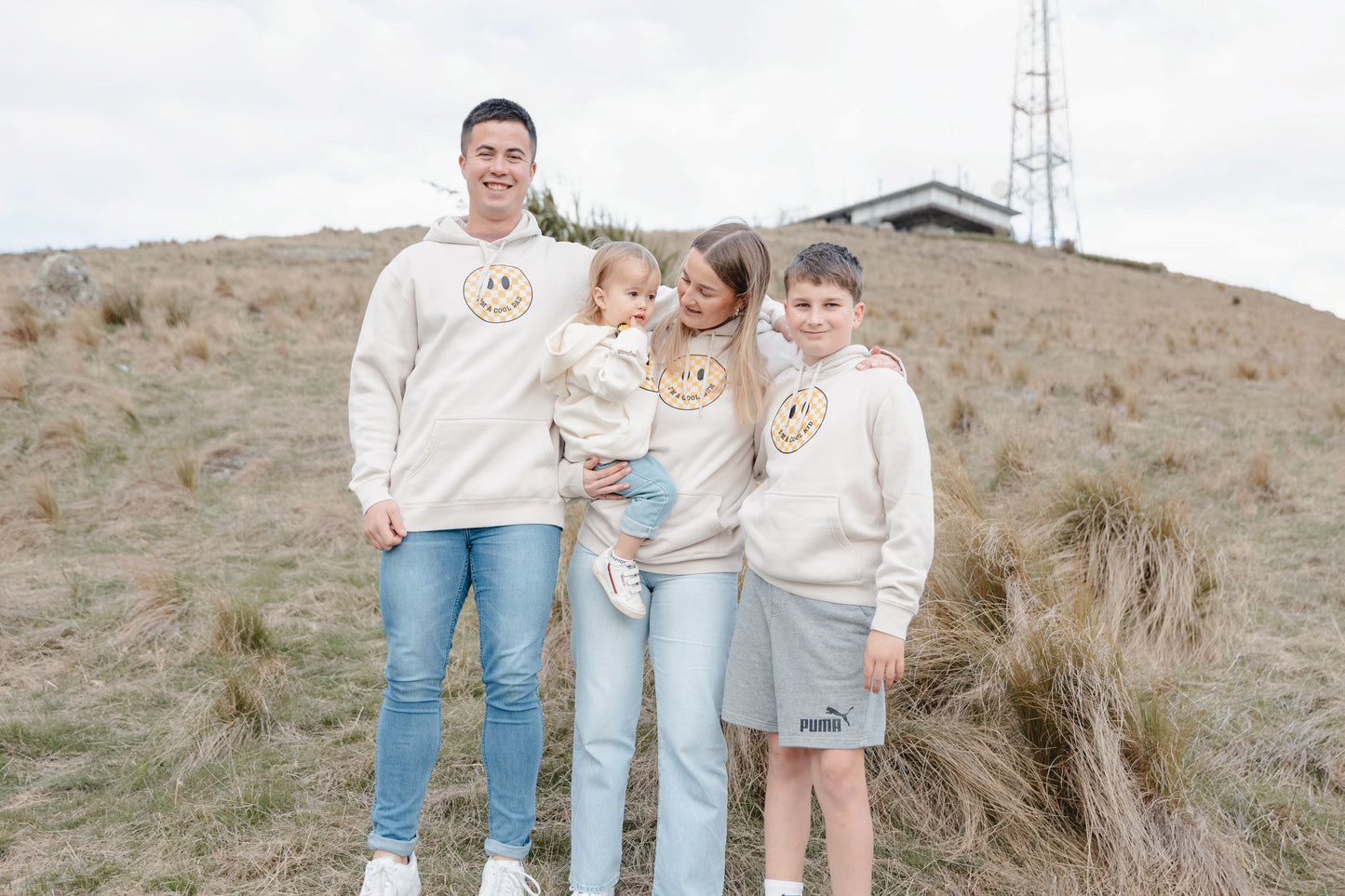 Dad family matching hoodie