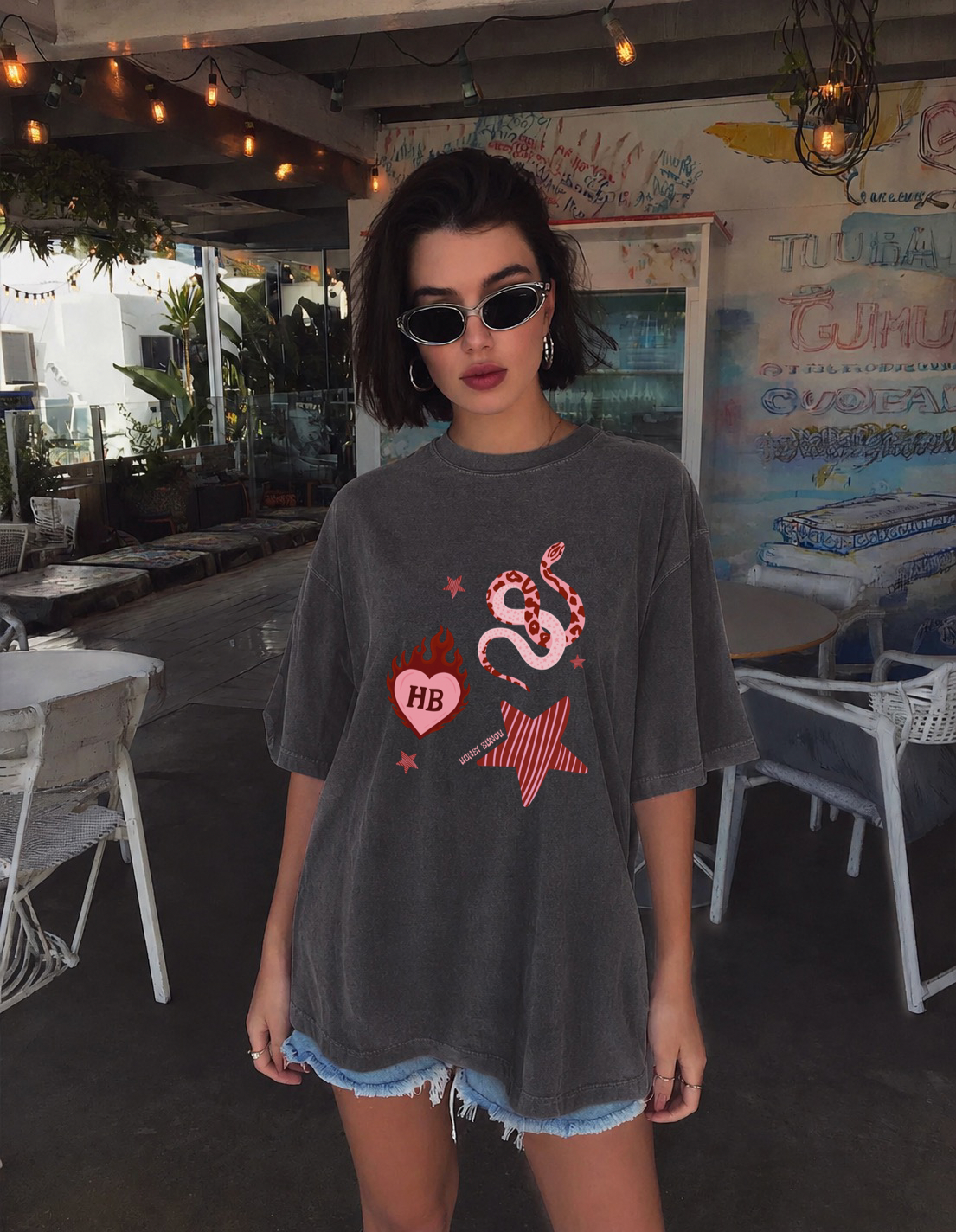 Wild Honey Oversized Tee