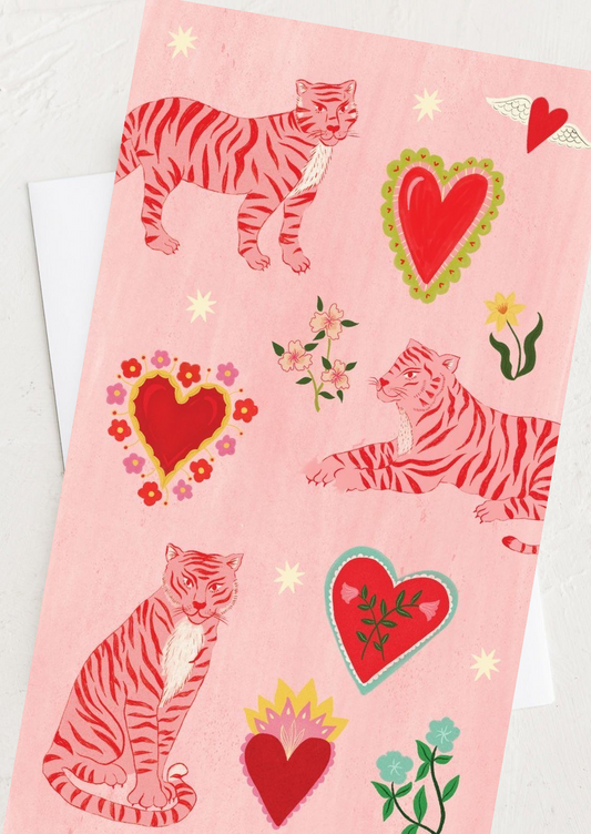 Tiger Love Card